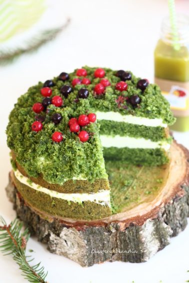 tort leśny mech ciasto