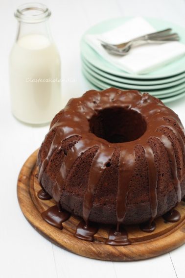 pełnoziarnista babka kakaowo-bananowa