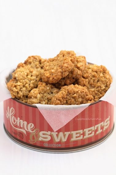 ciasteczka owsiano migdałowe